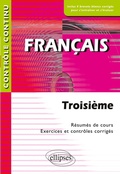 Cover: Fran&ccedil;ais 3e - ELLIPSES