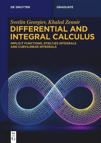 Enlarge image Cover: Differential and Integral Calculus - De Gruyter