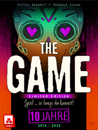 Abbildung von: THE GAME - 10 JAHRE - Spiel so lange du kannst (Limited Edition) - Cartamundi Deutschland GmbH