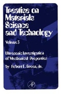 Cover: Ultrasonic Investigation of Mechanical Properties - Elsevier