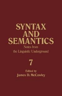Enlarge image Cover: Notes from the Linguistic Underground - Elsevier