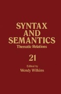 Cover: Thematic Relations - Elsevier