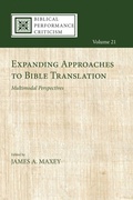 Cover: Expanding Approaches to Bible Translation - Cascade Books