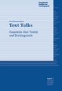 Cover: Text Talks - Narr Francke Attempto