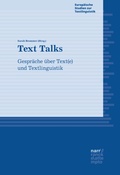 Cover: Text Talks - Narr Francke Attempto Verlag
