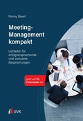 Cover: Meeting-Management kompakt - Uvk Verlag