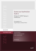 Cover: Syntax aus Saarbr&uuml;cker Sicht 6 - Franz Steiner Verlag