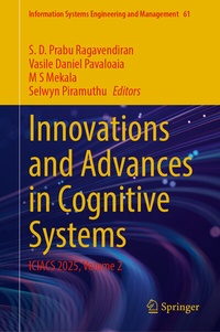 Abbildung von: Innovations and Advances in Cognitive Systems - Springer