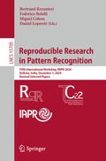 Cover: Reproducible Research in Pattern Recognition - Springer
