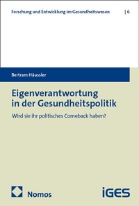 Abbildung von: Eigenverantwortung in der Gesundheitspolitik - Nomos
