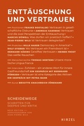 Cover: Entt&auml;uschung und Vertrauen - Hirzel