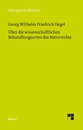 Bild: &Uuml;ber die wissenschaftlichen Behandlungsarten des Naturrechts - Meiner