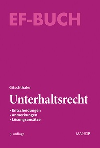 Abbildung von: Unterhaltsrecht - Manz