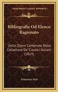 Cover: Bibliografia Od Elenco Ragionato - Kessinger Publishing
