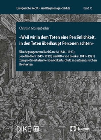 Abbildung von: «Weil wir in dem Toten eine Persönlichkeit, in den Toten überhaupt Personen achten» - Nomos