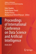 Cover: Proceedings of International Conference on Data Science and Artificial Intelligence - Springer