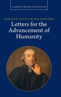 Cover: Johann Gottfried Herder: Letters for the Advancement of Humanity: Volume 4 - Cambridge University Press
