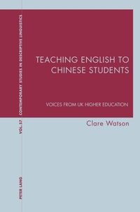 Abbildung von: Teaching English to Chinese Students - Peter Lang Verlag