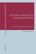 Cover: Teaching English to Chinese Students - Peter Lang Verlag