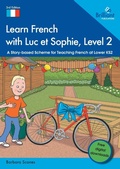 Cover: Learn French with Luc et Sophie, Level 2 - Brilliant Publications