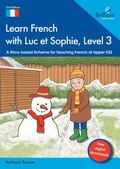 Cover: Learn French with Luc et Sophie, Level 3 - Brilliant Publications