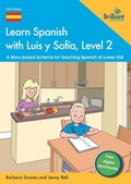 Cover: Learn Spanish with Luis y Sofia, Level 2 - Brilliant Publications