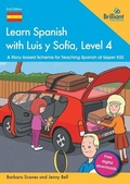 Cover: Learn Spanish with Luis y Sofia, Level 4 - Brilliant Publications