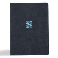 Enlarge image Cover: CSB Connecting Scripture New Testament, Slate Leathertouch - Holman Bible Publishers