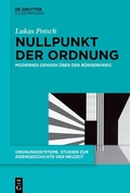 Cover: Nullpunkt der Ordnung - De Gruyter Oldenbourg