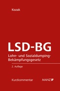 Cover: LSD-BG Lohn- und Sozialdumping-Bek&auml;mpfungsgesetz - Manz