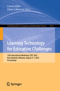 Cover: Learning Technology for Education Challenges - Springer