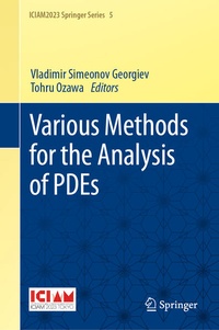 Enlarge image Cover: Various Methods for the Analysis of PDEs - Springer