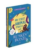 Cover: My First Animal Stories: Ruskin Bond Boxset (Set of 4) | Fun, Adventurous Animal-themed Humorous Tales | Perfect for Bedtime Reading and Classroom Storytelling | Ages 7+ - Puffin