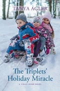 Cover: The Triplets' Holiday Miracle - Thorndike Press Large Print