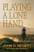 Cover: Playing a Lone Hand - Thorndike Press Large Print