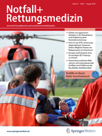 Bild vergrößern Bild: Notfall + Rettungsmedizin - SpringerMedizin