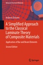 Cover: A Simplified Approach to the Classical Laminate Theory of Composite Materials - Springer