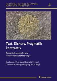 Abbildung von: Text, Diskurs, Pragmatik kontrastiv - Frank & Timme