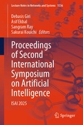 Cover: Proceedings of Second International Symposium on Artificial Intelligence - Springer Nature Switzerland AG