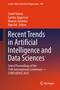 Cover: Recent Trends in Artificial Intelligence and Data Sciences - Springer