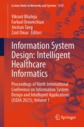 Cover: Information System Design: Intelligent Healthcare Informatics - Springer