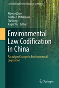 Cover: Environmental Law Codification in China - Springer