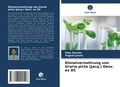 Cover: Klonalvermehrung von Uraria picta (Jacq.) Desv. ex DC - Verlag Unser Wissen