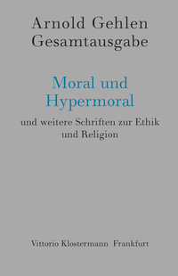Enlarge image Cover: Moral und Hypermoral - Vittorio Klostermann Verlag
