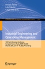 Cover: Industrial Engineering and Operations Management - Springer