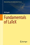Cover: Fundamentals of LaTeX - Springer Nature Switzerland AG