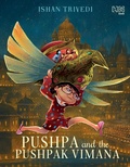 Cover: Pushpa and the Pushpak Vimana - Hachette India Children's Books