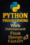 Cover: Python Programming : Web Development, Flask, Django, FastAPI - E3