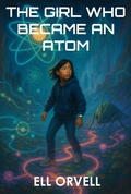 Cover: The Girl Who Became an Atom (Dark Space, #7) - Ell Orvell Media