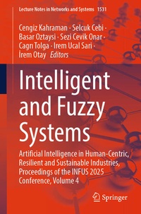 Enlarge image Cover: Intelligent and Fuzzy Systems - Springer